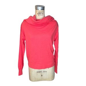 Free People S pink cowl neck top
